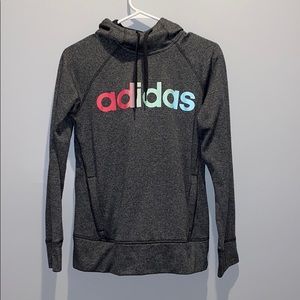 High neck Adidas hoodie